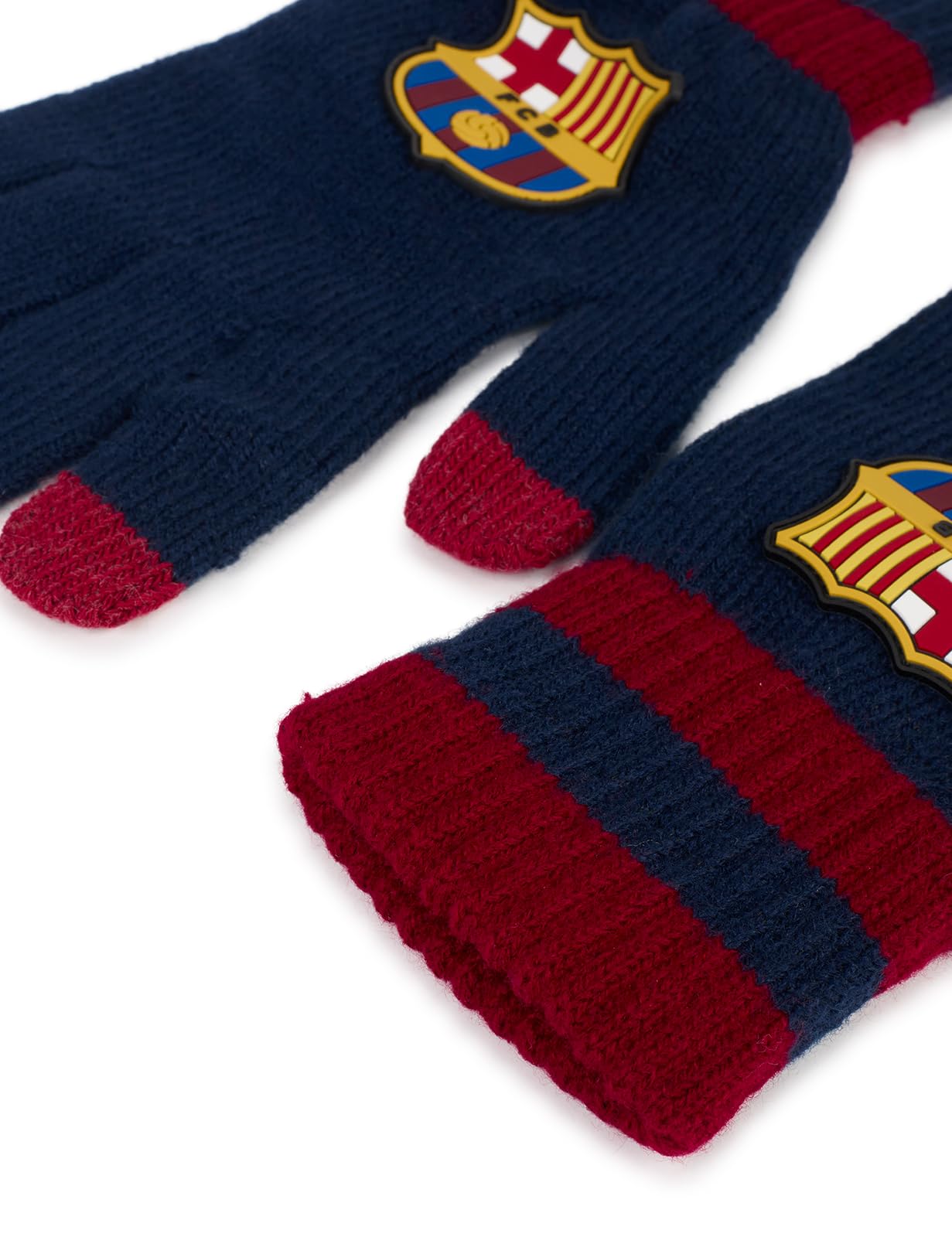 FC Barcelona Guantes para clima frío Oficial Barça Unisex Adulto