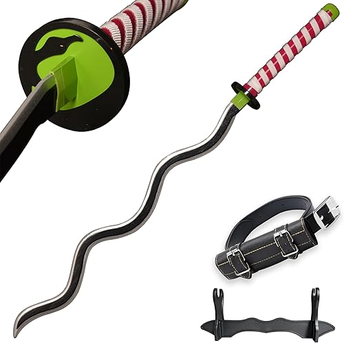 Vista 33 de SV Anime Demon Slayer Sword Katana 41 Inch Decorative Collectible Gift Cosplay Sword，Various Styles Available