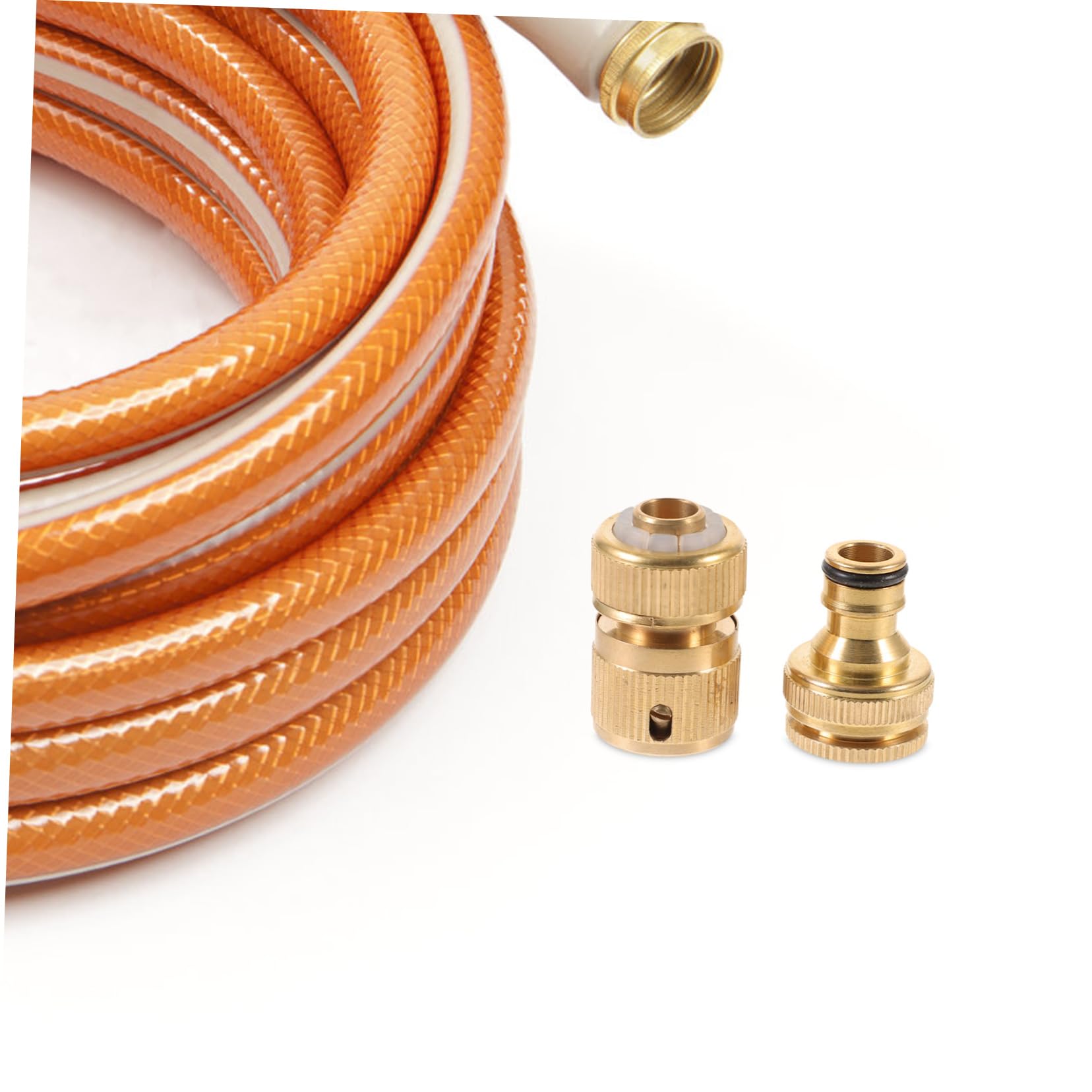 SOLUSTRE 5paia Raccordo Rapido per Tubo da Giardino Connettore per Tubo Flessibile Compatibile con Lavatrici e Irrigazione Resistente alla Corrosione e Facile da Installare