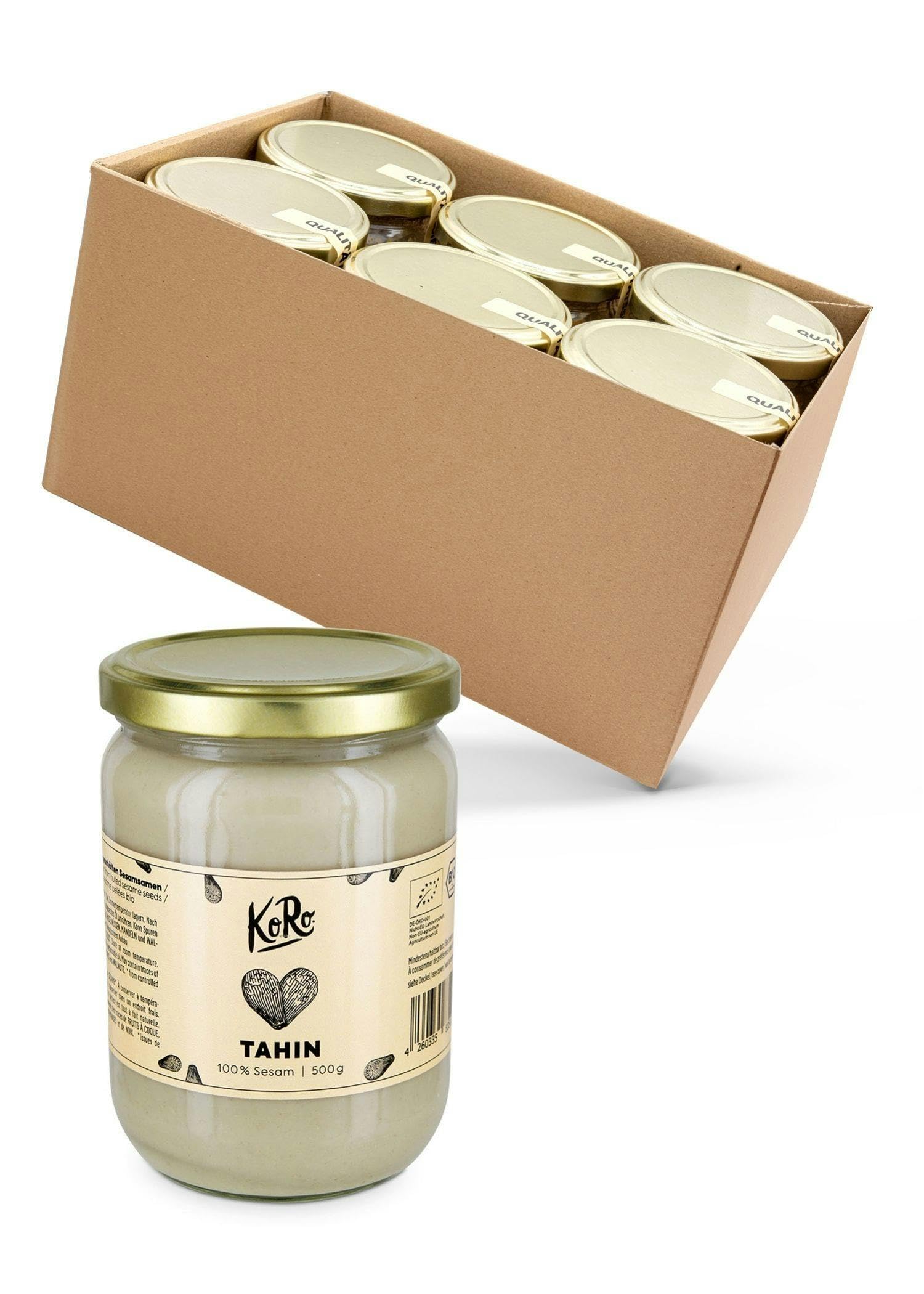 KoRo - Weißes Bio Tahini 6 x 500 g