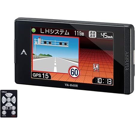 Amazon セルスター Cellstar Gpsレーダー探知機 Gセンサー 17バンド 3年保証モデル Va 840r レーダー探知機アクセサリ 車 バイク