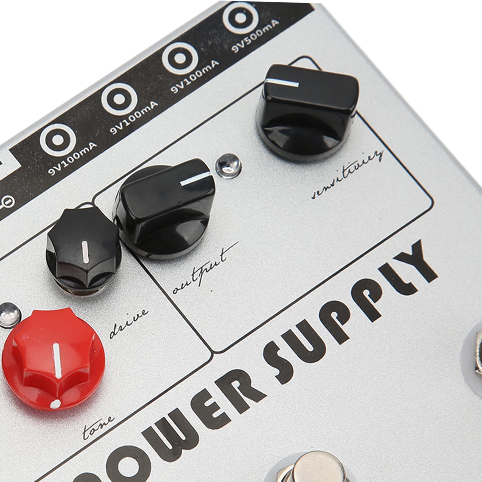 Multi Effect Processor Tone Multi Effect Procesor, Guitar Multi Effect Bus 8 Wyjściowe Zasilacz Guitar Combination Pedal Pedal Efekt Overdrive Tryb Niski Szczyt DC 9V Silver