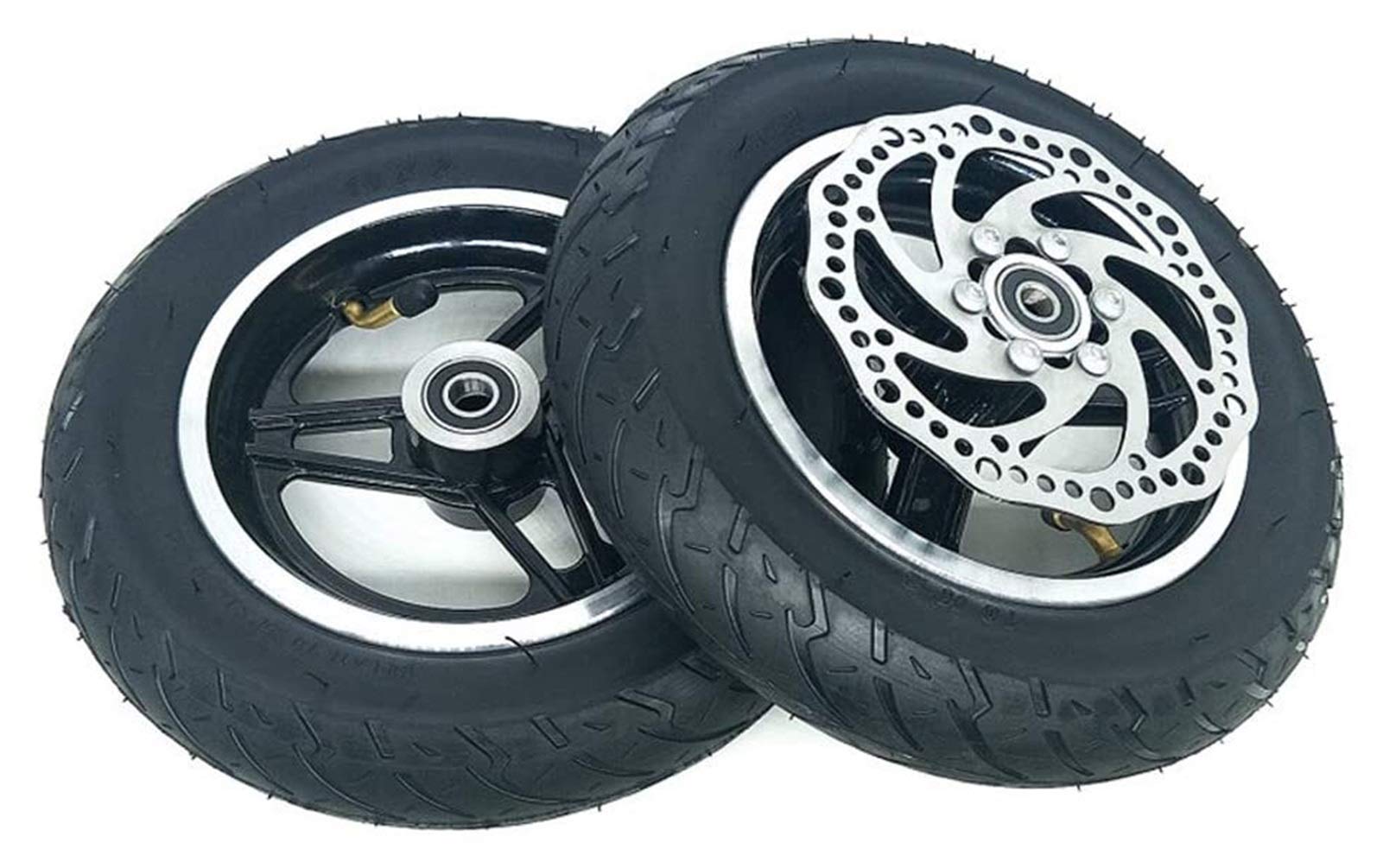Neumáticos para Patinete eléctrico, neumáticos de 10 Pulgadas (10 x 2,50), a Prueba de explosiones, de Caucho Macizo, sin Mantenimiento, Resistentes a pinchazos, Aptos para Accesorios de Patinete e