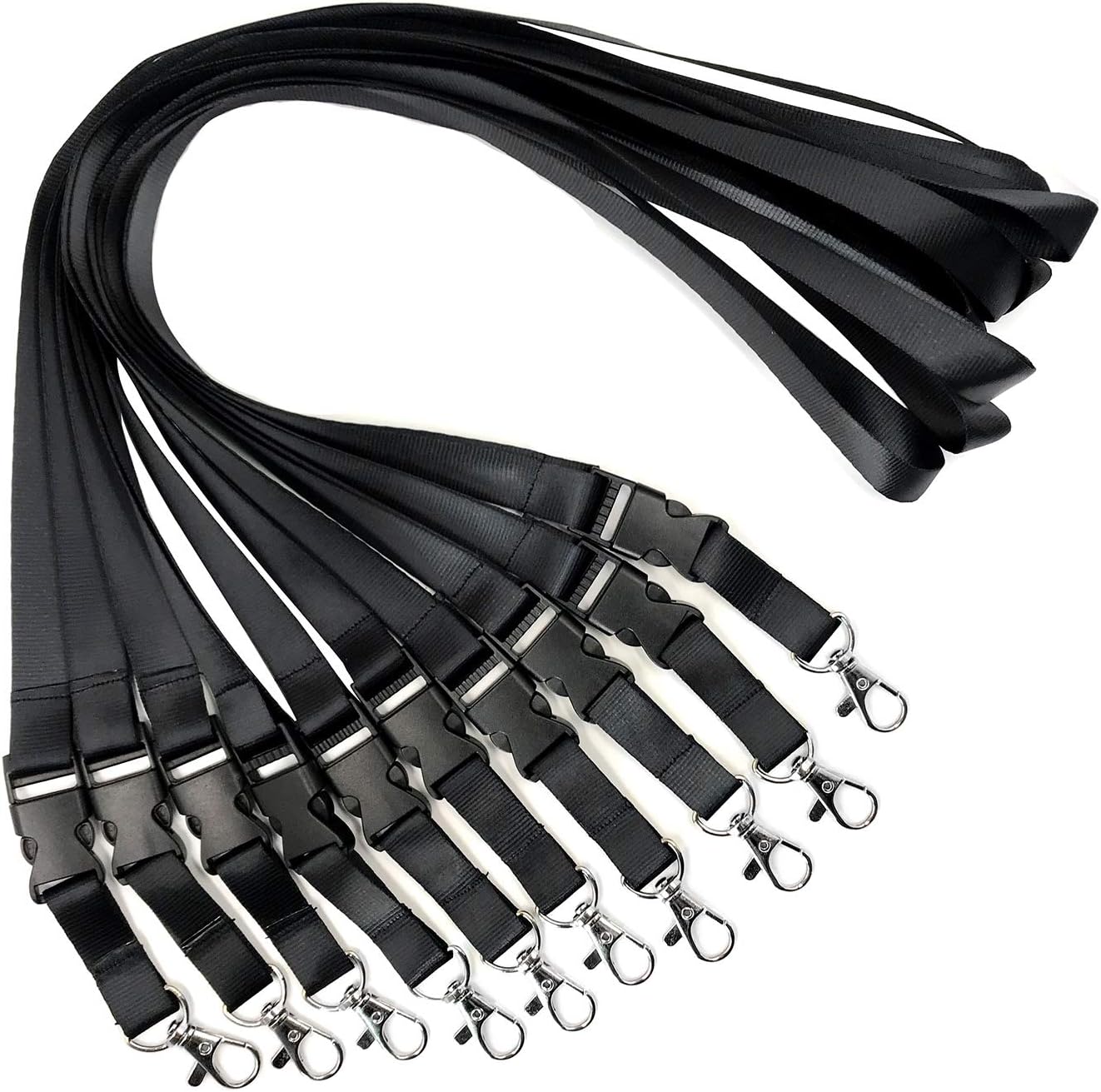 10Pcs Lanyard with id Holder for Women Men Neck Lanyard for Keys