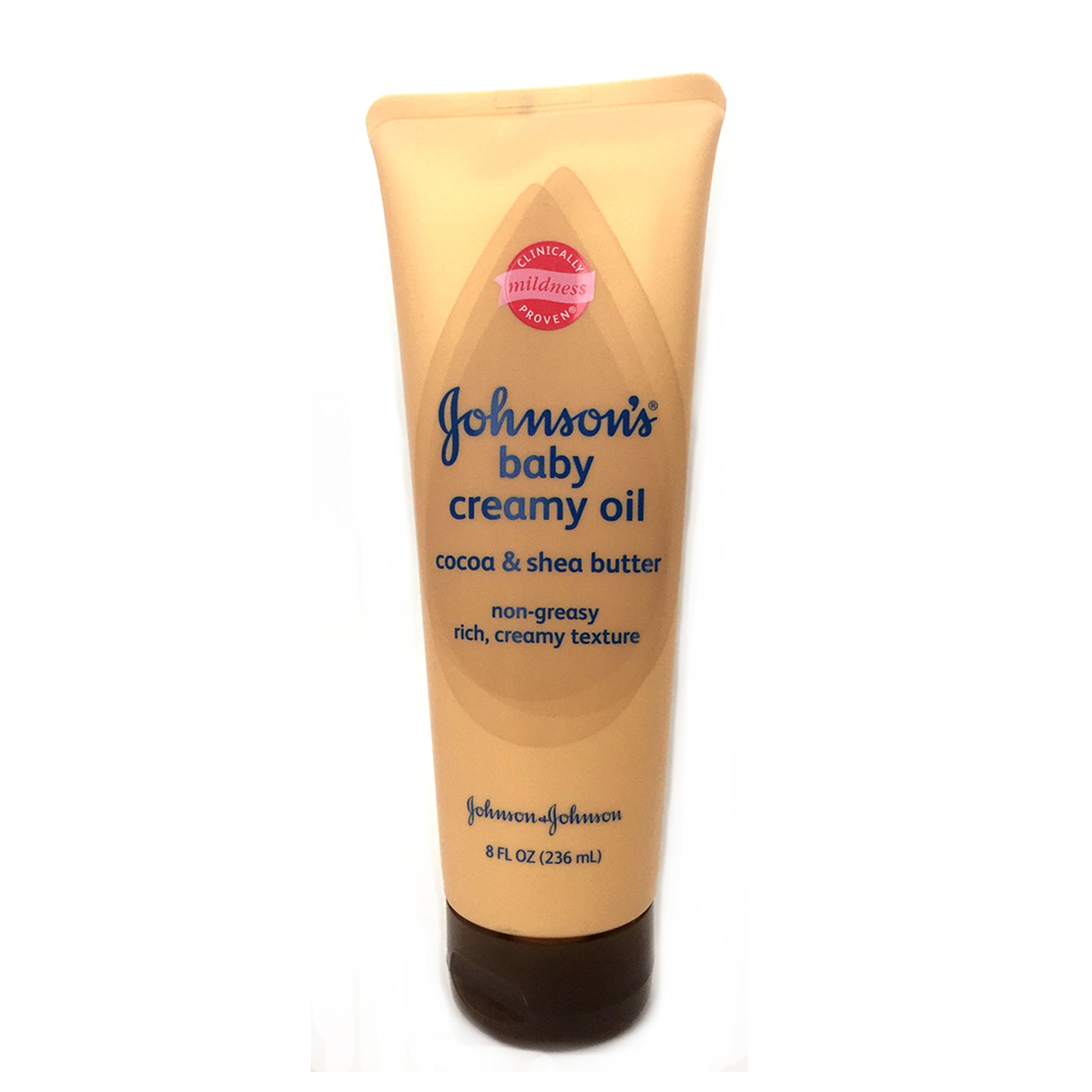 Johnson's Baby Creamy Oil, Cocoa & Shea Butter, 8 oz