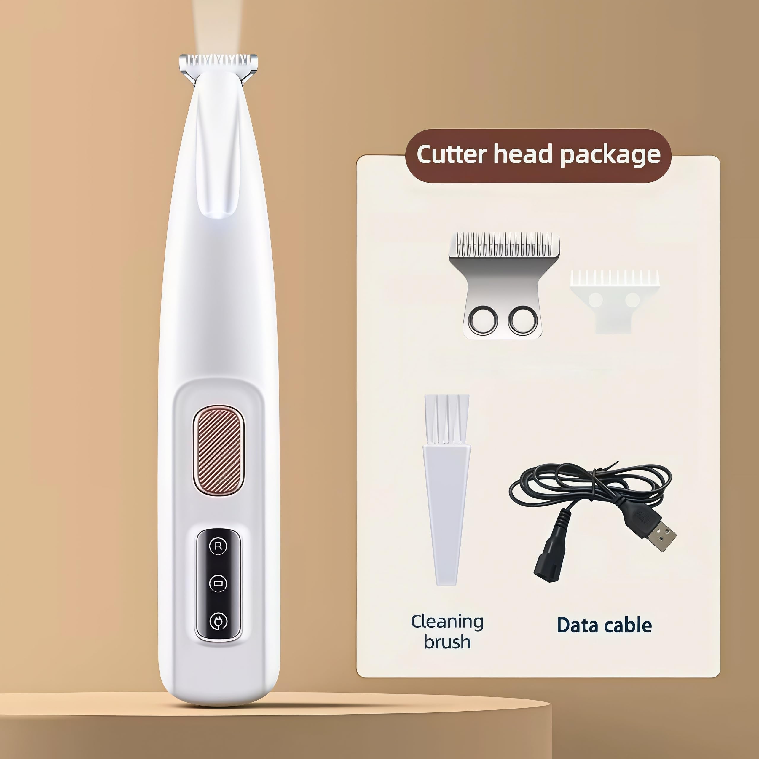 Tondeuse Chat,2026 Tondeuse Chat Silencieuse Anti-Nœuds,Lames Sûres Et Hypoallergéniques,Rechargeable,Ne Blessera Pas Votre Chat,Pour Pattes,Corps