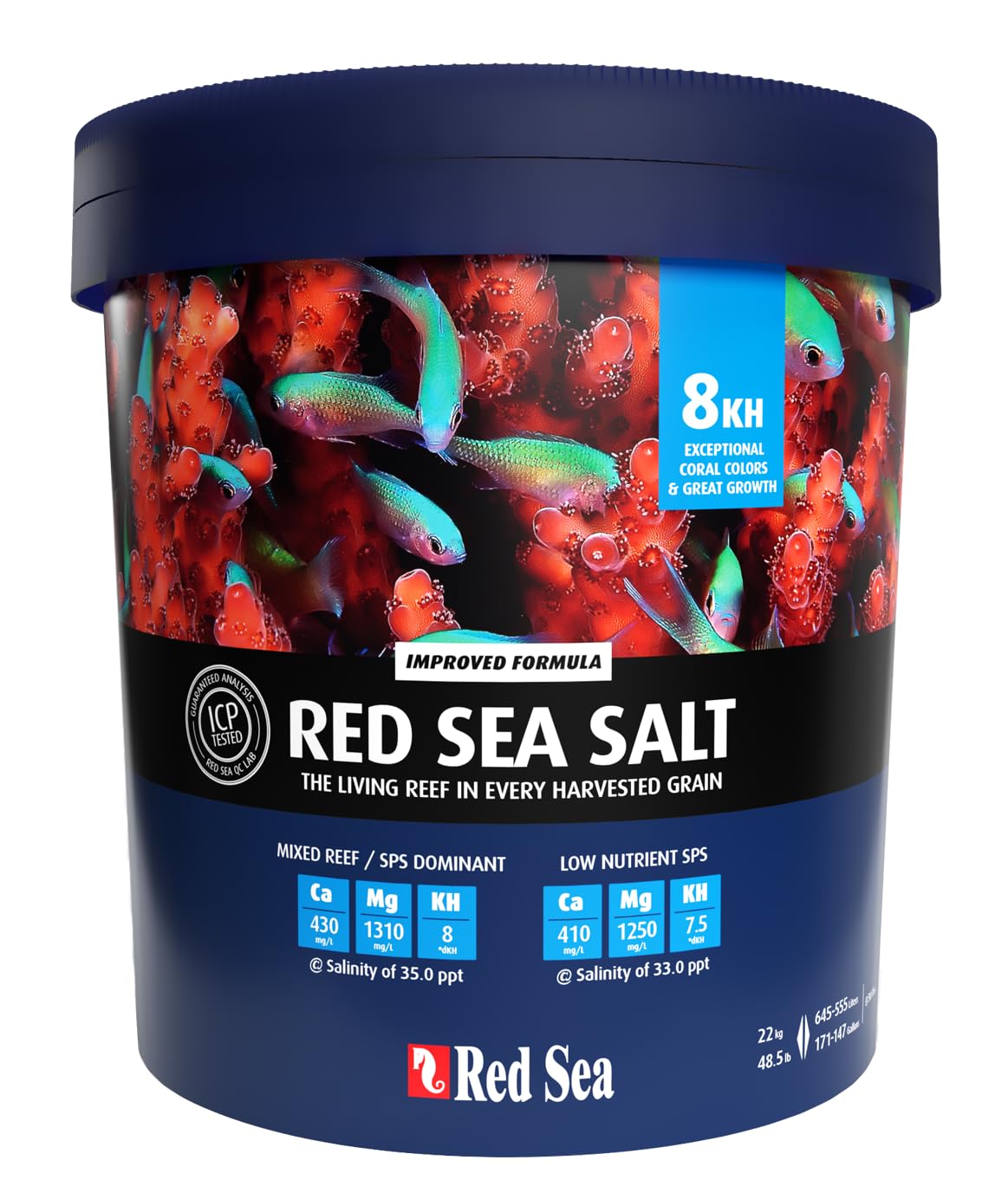 Amazon.com : Red Sea Reef Salt Mix Large Bucket - Makes 175
