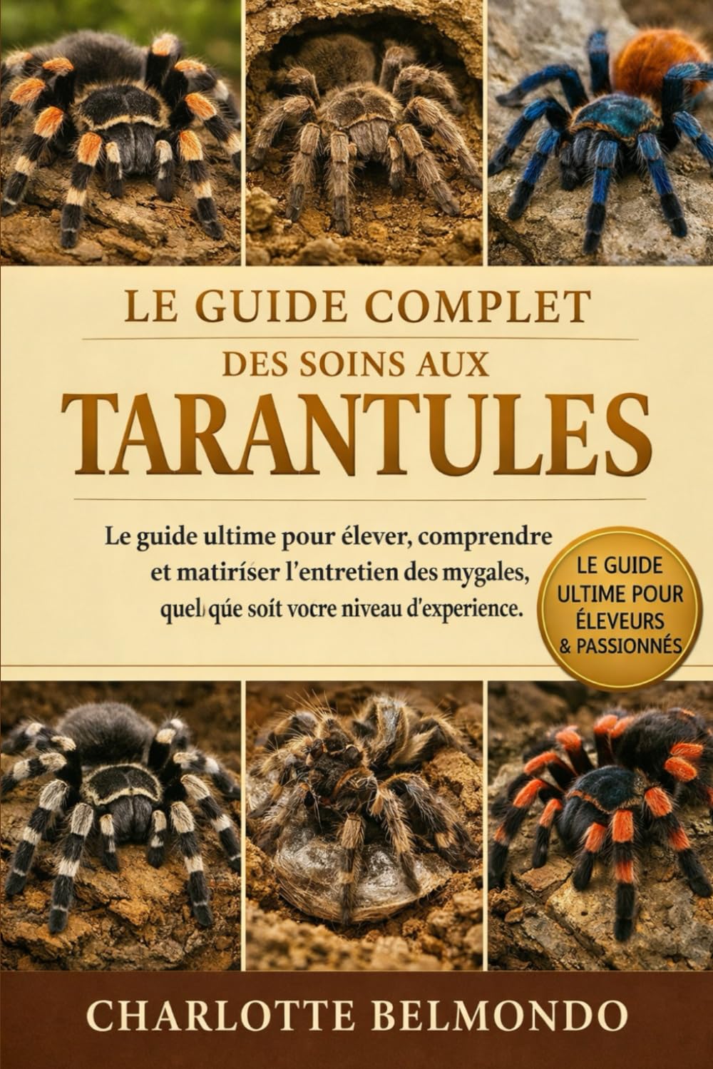 LE GUIDE COMPLET DES SOINS AUX TARANTULES: Le guide ultime pour élever, comprendre et maîtriser l'entretien des mygales, quel que soit votre niveau d'expérience.