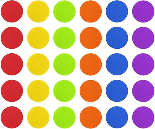 Marcadores de punto para alfombras, marcadores personales coloridos de 4 pulgadas para profesores, organización de formación, profesores, 30