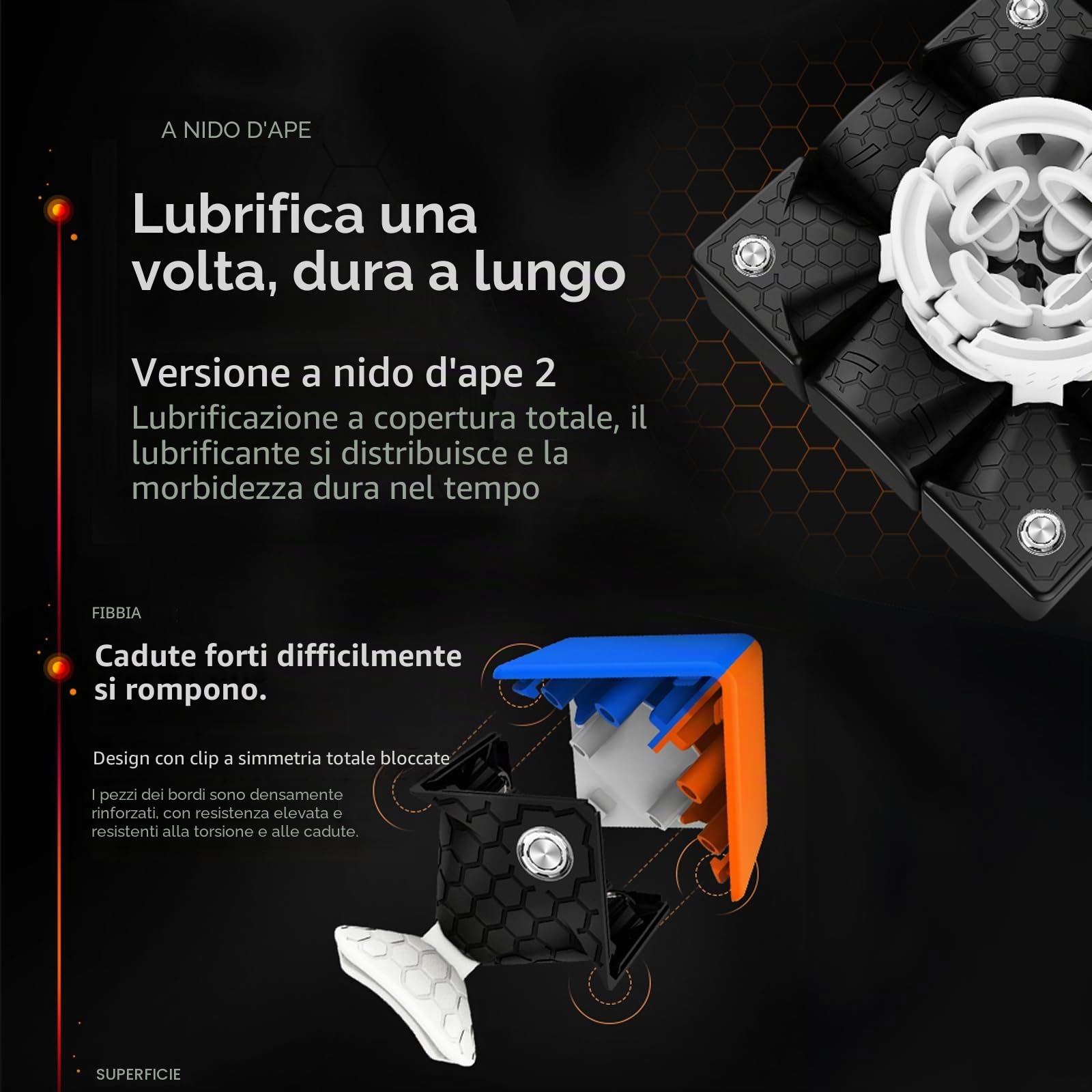 GAN 356M Lite Cubo Magico Magnetico, Rompicapo per Bambini e Adulti | Speed Cube Originale, IPG & GES+, Design Minimalista, Per Adulti e Bambini