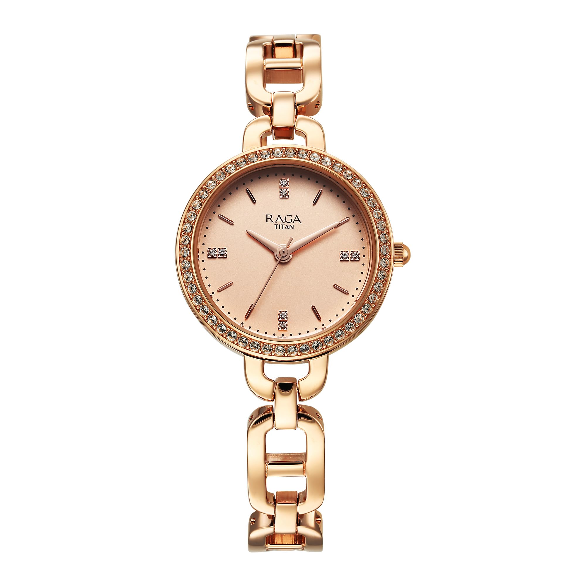 Titan Brass Analog Rose Gold Dial Womens Watch-95305Wm01, Band Color:Rose Gold (B0DGGNXBK1) Amazon Price History, Amazon Price Tracker