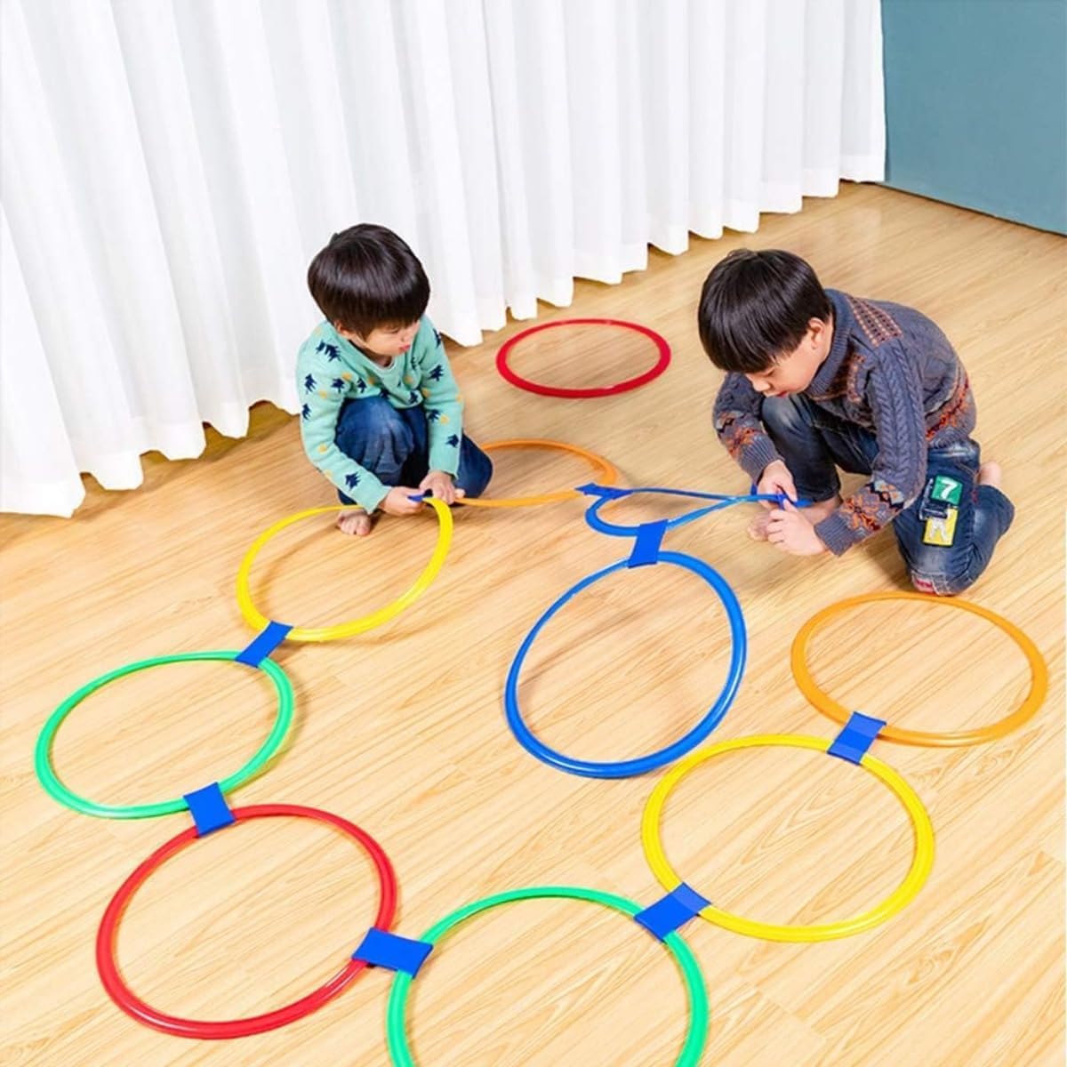 Amazon | ケンケンパ リング カラフル 30本セット ケンケンパ