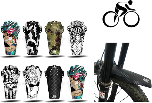ENLEE Guardabarros MTB, 1 unidad de segunda generación, diseño ligero, duradero y resistente al desgaste, guardabarros para bicicleta de 20, 24, 26,
