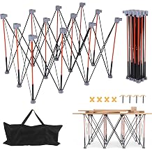 36 Inch Portable Folding Workstand with Carry Strap Collapsible Workbench