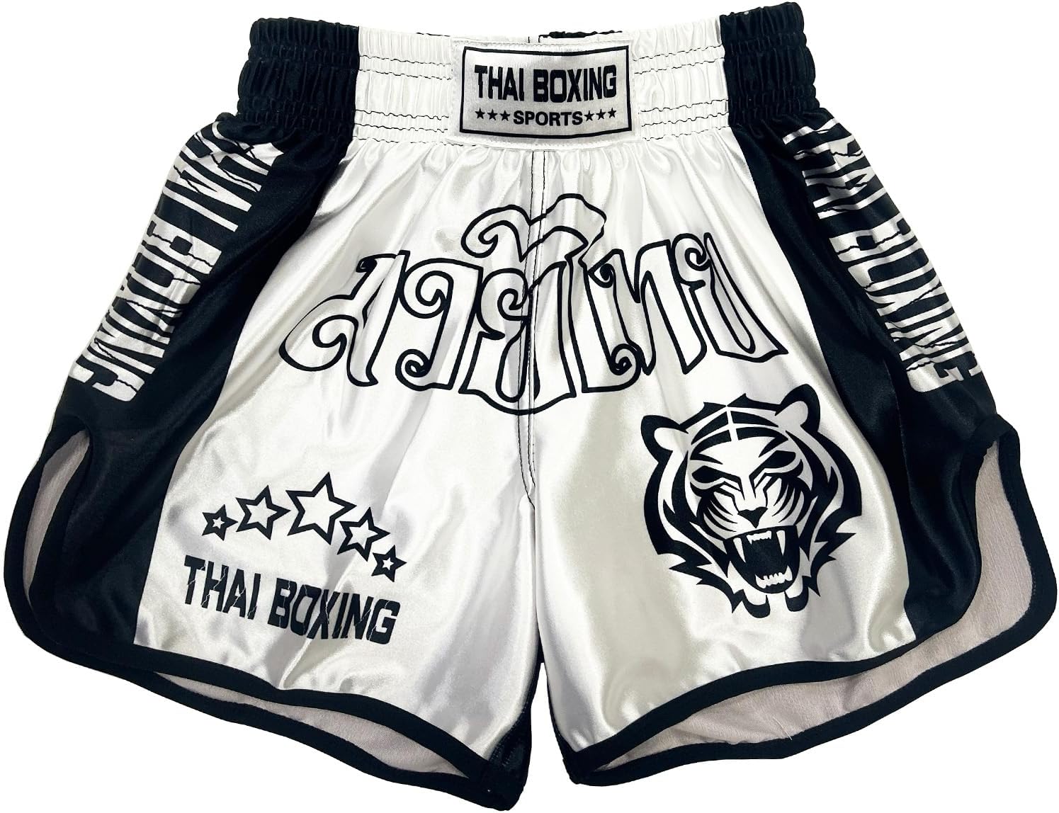 Muay Thai Boxing Shorts for Kids Classic Slim Cut Kickboxing MMA Training Clothing Martial Arts Trunks