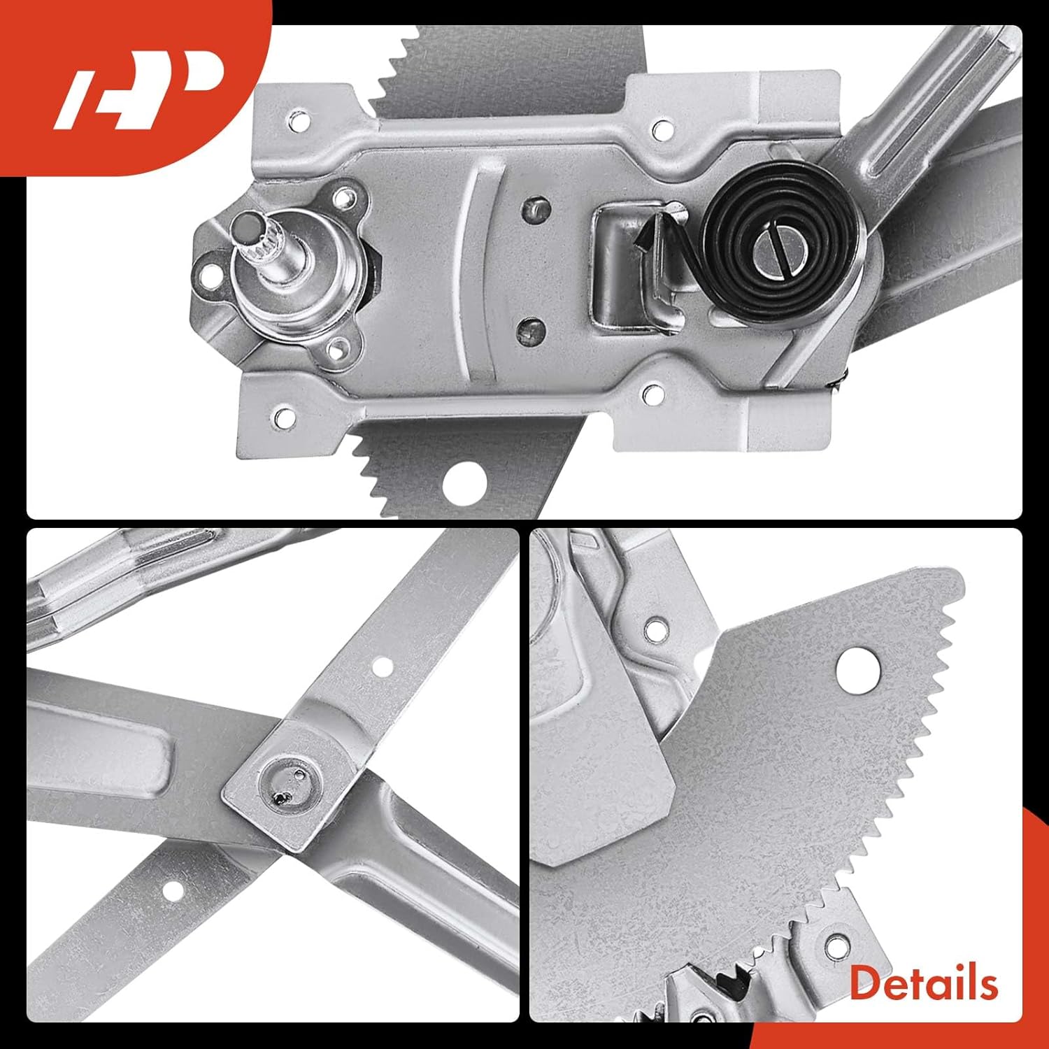 A-Premium Manual Window Regulator Front Driver Side Compatible with Toyota Corolla 1998 1999 2000 2001 2002, Front Left Driver Side