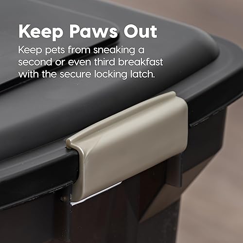 Miniatura 8 de Iris Almond and Clear - Recipiente hermético para almacenamiento de alimentos para mascotas