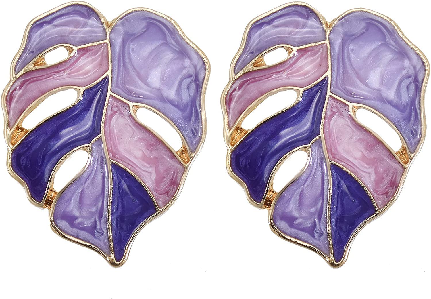 See full amazon price history chart for El Regalo Minimalist Hollow Leaf Palm Earrings- Gold Plated Enamel Leaf Earrings for Girls & Women (Purple) El Regalo Minimalist Hollow Leaf Palm Earrings- Gold Plated Enamel Leaf Earrings for Girls & Women (Purple) (B0BRMRP42H) Amazon Price History, Amazon Price Tracker