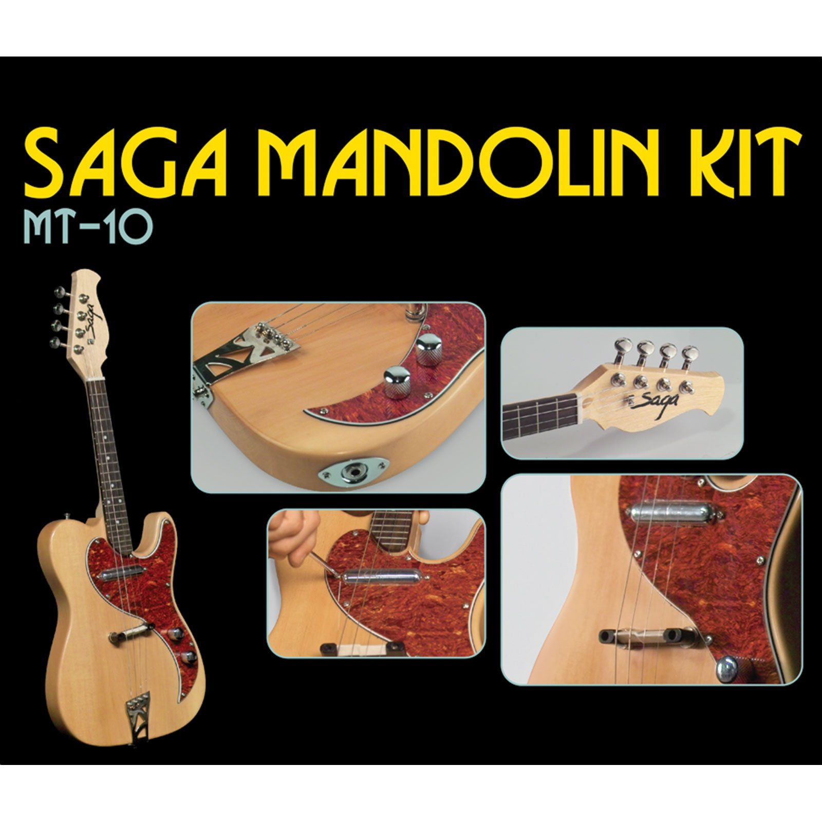 Saga MT-10 Electric Mandolin Kit - Image 3