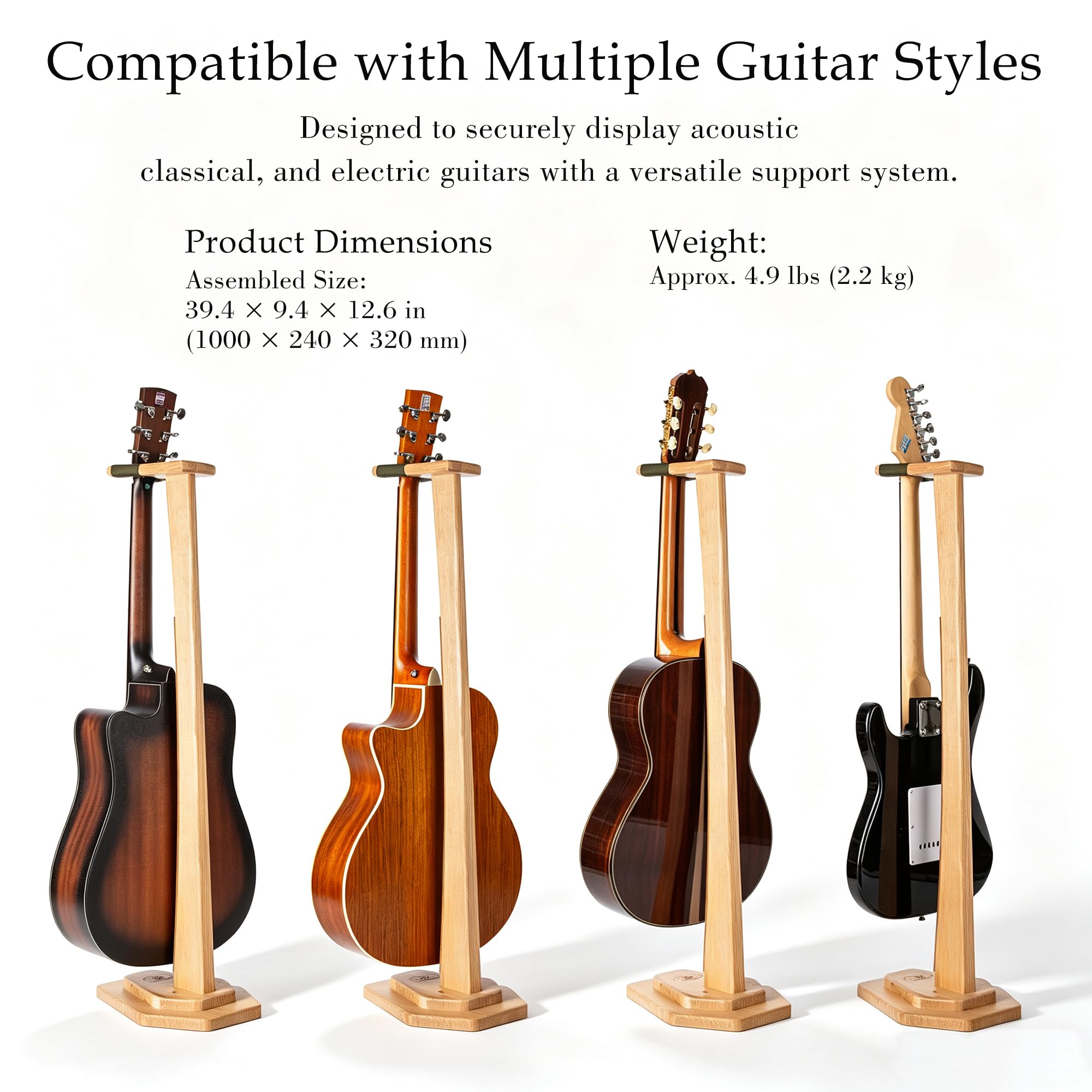 Gitarrenständer aus Holz