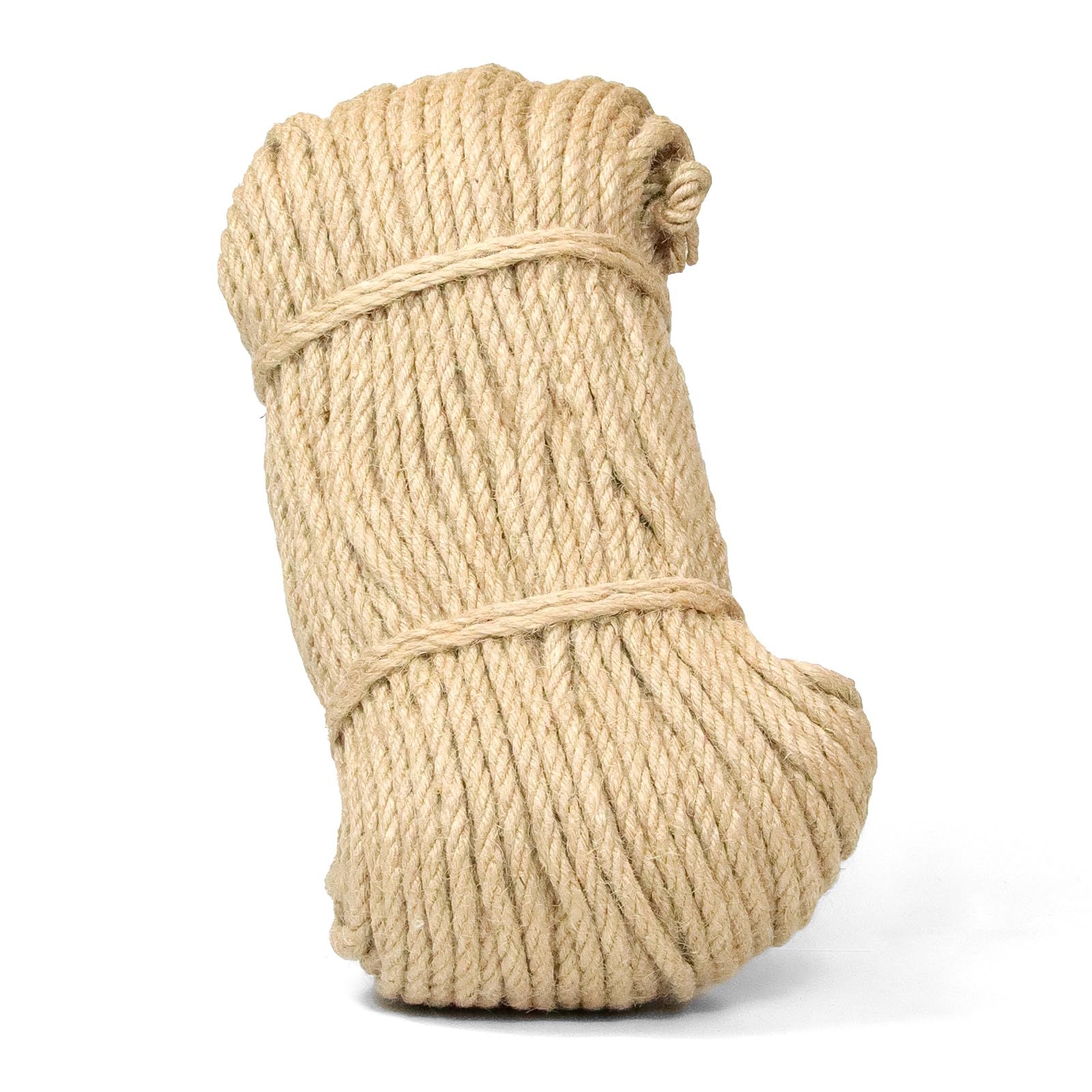 Jute Twine String -66Feet 20mm Friendly Heavy-Duty Rope for Crafts,Construction & Packaging | Natural Fiber Cord for Garden Tying,Bundling & DIY Decor