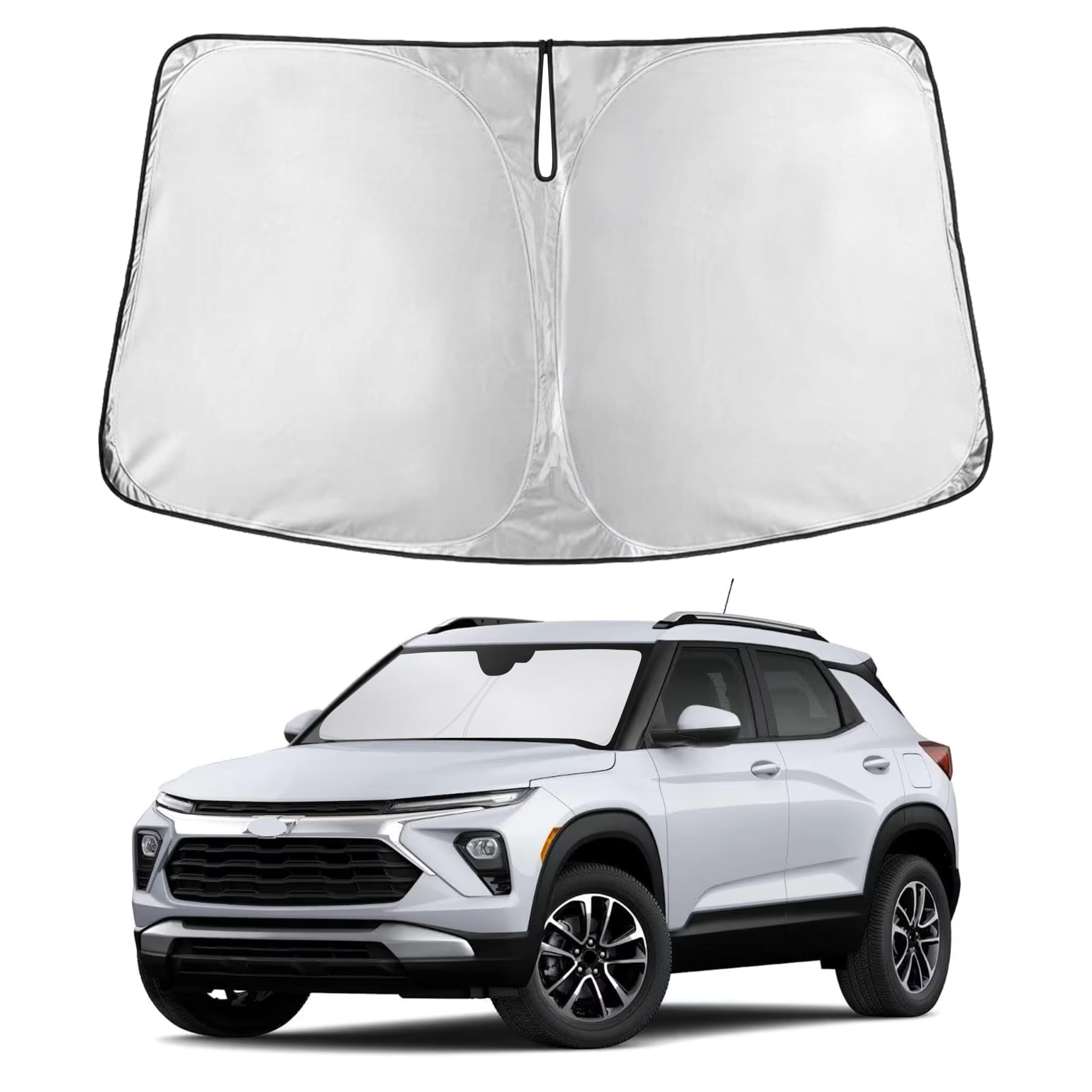 EcoNour Windshield Sunshade Compatible for Chevrolet Trailblazer 2021-2024 2025 2026, Sun Visor for Front Windshield &amp; Window Sun Shade Cover, UV Heat Blocker &amp; Protector, Car Accessories