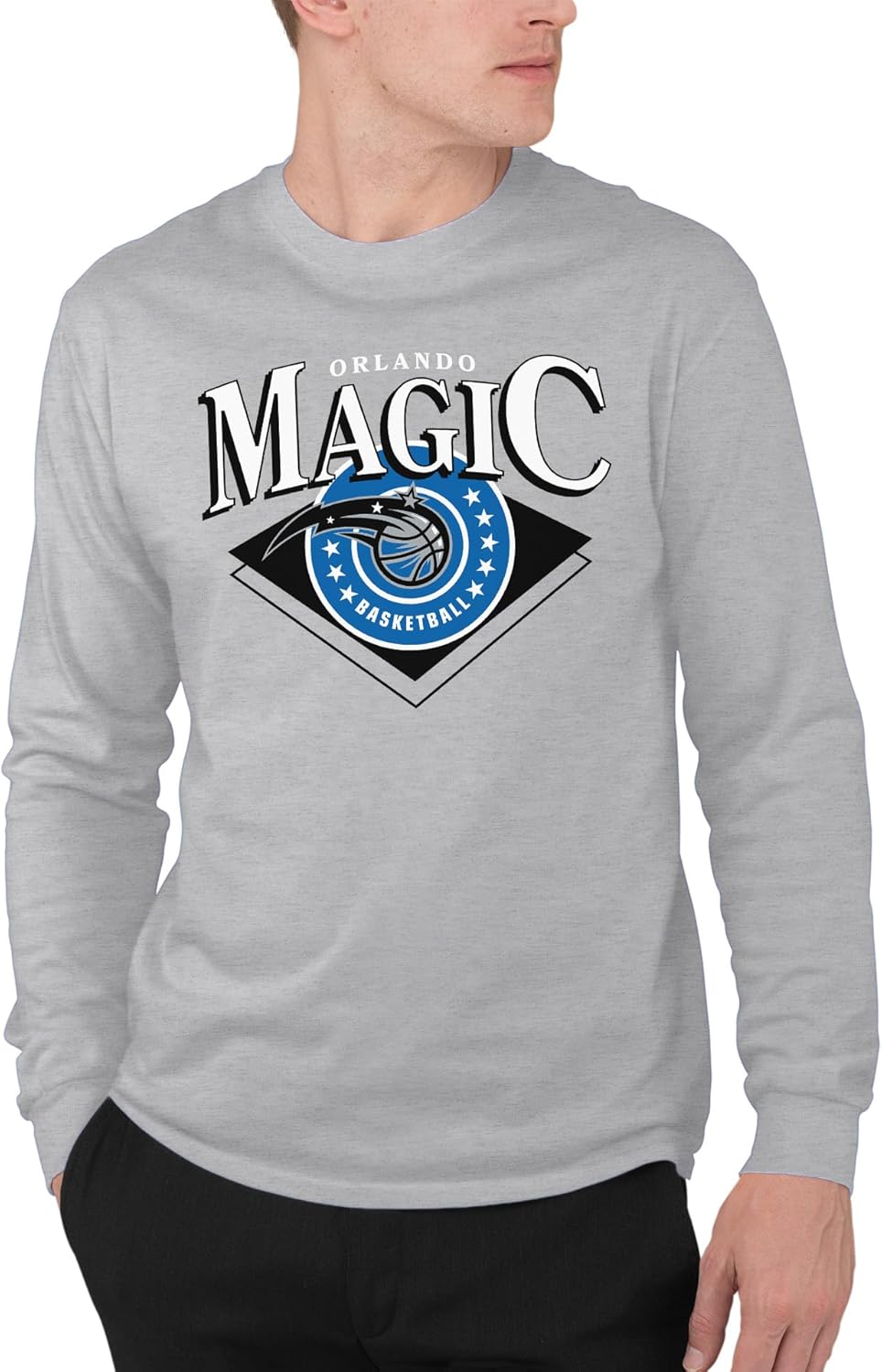 Junk Food NBA Court Classic - Officially Licensed Adult Long Sleeve T-Shirt