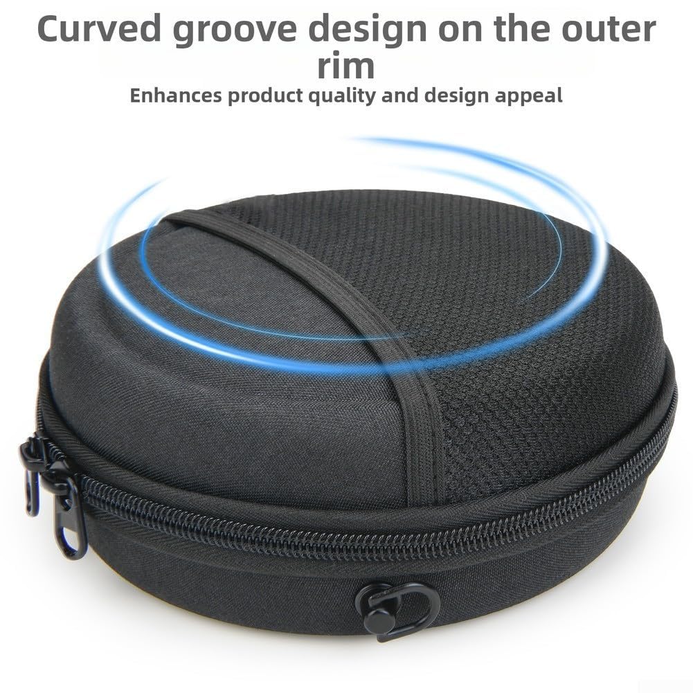 CD-Player-Tasche mit verstellbaren Schultergurten, tragbarer Disc-Player-Aufbewahrungshalter für Reisen, kompakte Tragetasche mit Organizer-Fächern und sicherer Passform für unterwegs