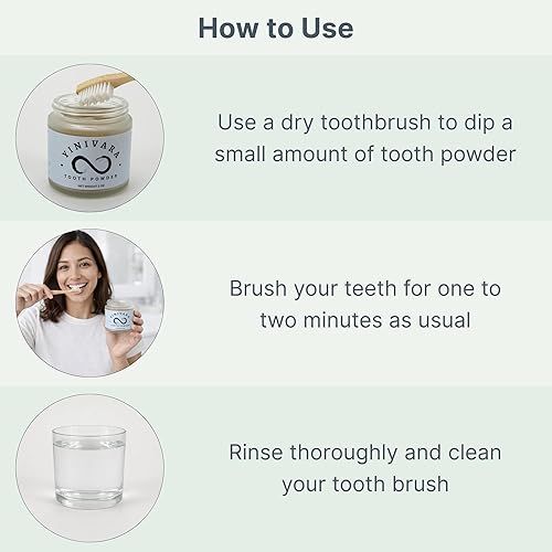 Miniatura 7 de Polvo dental Gum Health, para dientes sensibles con ginseng, menta y clavo de olor, suministro para 6 meses, fabricado en Estados Unidos, fórmula