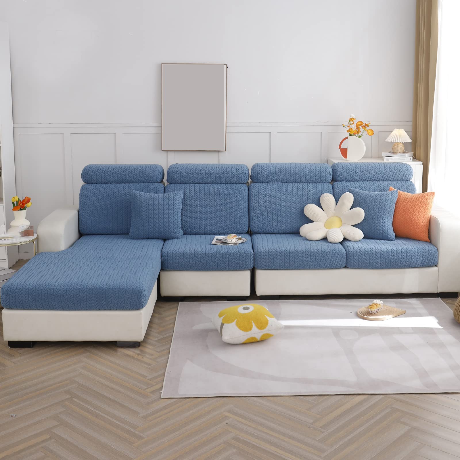 Amazon.com: Universal Sofa Cover Replacement, Stretch Back Couch