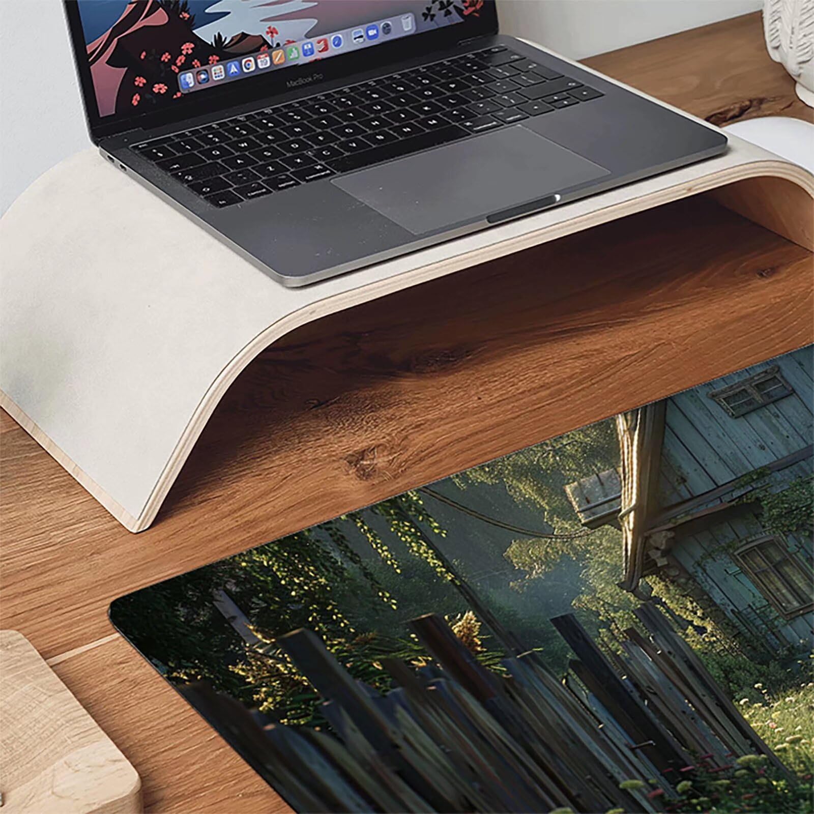 Zielona podkładka pod mysz kabinową XXL 1400 x 600 x 3 mm podkładka pod mysz do gier akcesoria biurowe, zmywalna, antypoślizgowa guma, wysoka precyzja i prędkość, pod biurko ręczne dla gracza H-J-G