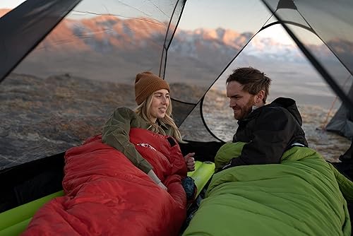 Miniatura 7 de TETON Sports LEEF Saco de dormir ultraliviano, estilo momia, saco de compresión incluido.