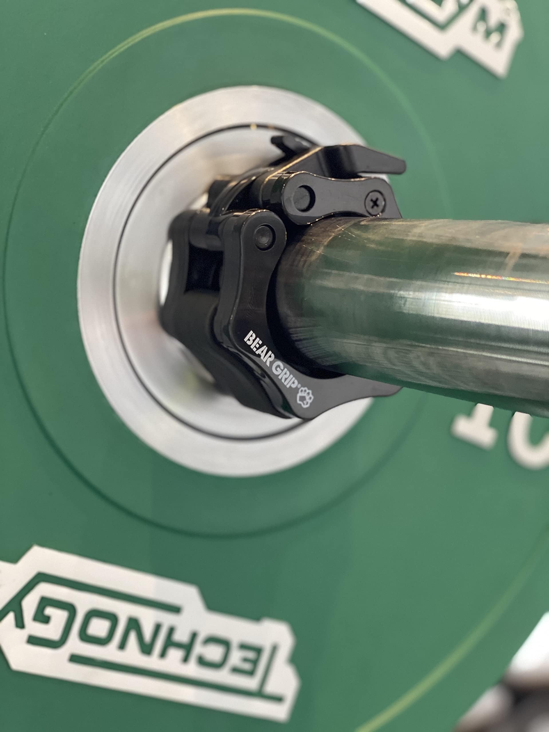 Morsetti Per Bilanciere Olimpico 50mm - 2 Pezzi, Sgancio Rapido, Per Sollevamento Pesi E CrossFit - Foto 2