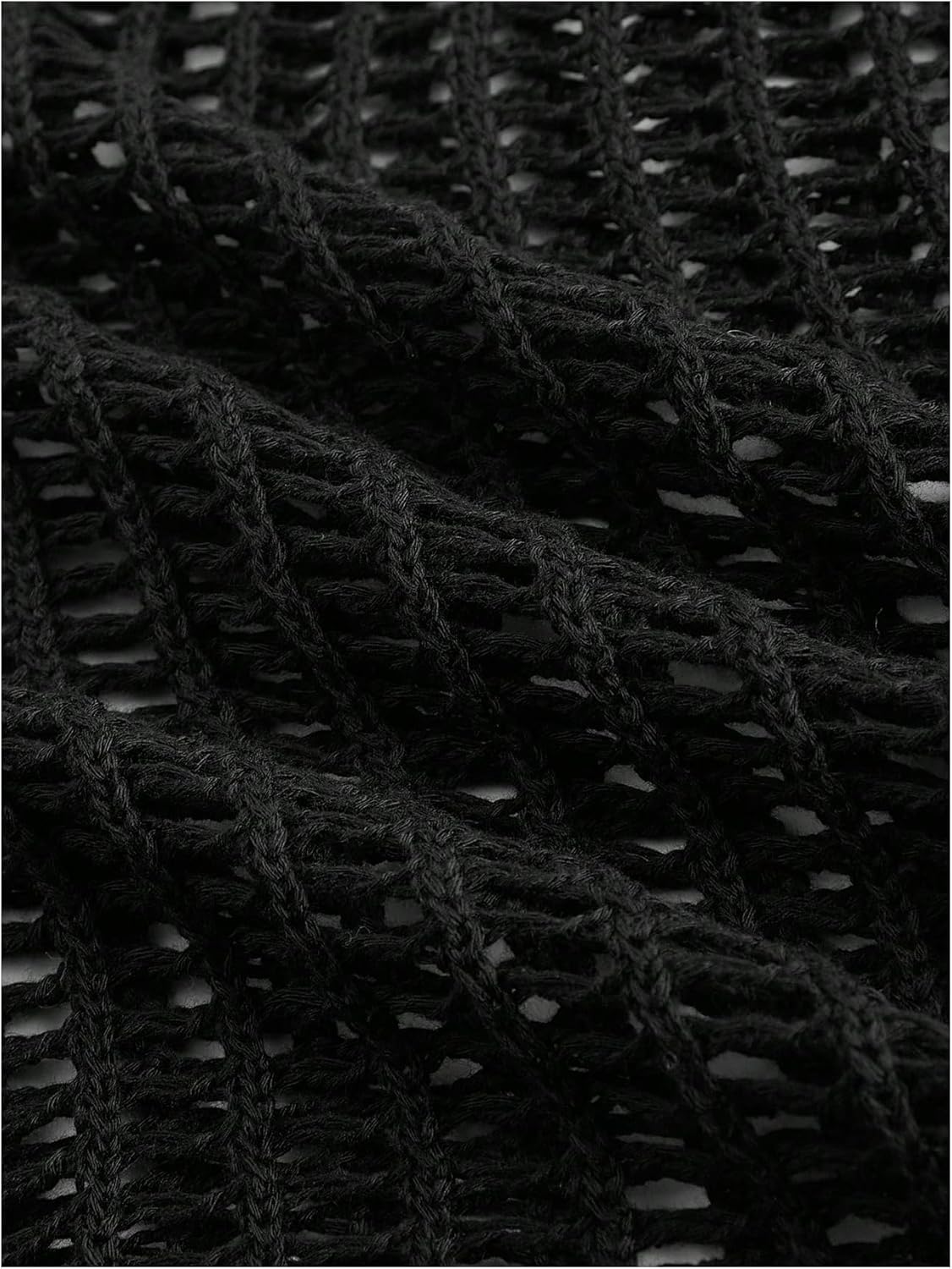 Milumia Women's Hollow Out Hoodie Vest Draped Front Sleeveless Knitted Hooded Tops Party Rave Outfits - Image 4