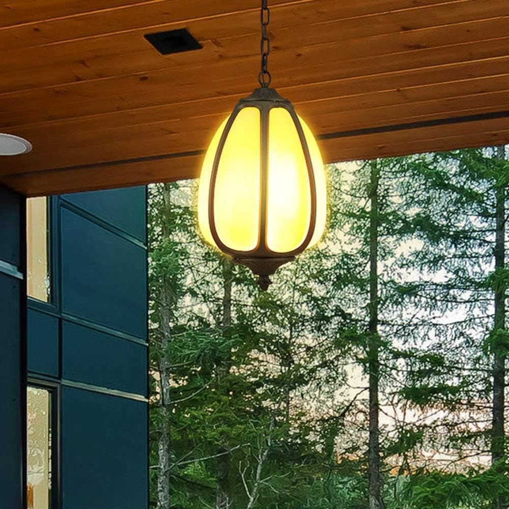 Outdoor Pendant Lights Chinese Antique Waterproof Pendant Hanging