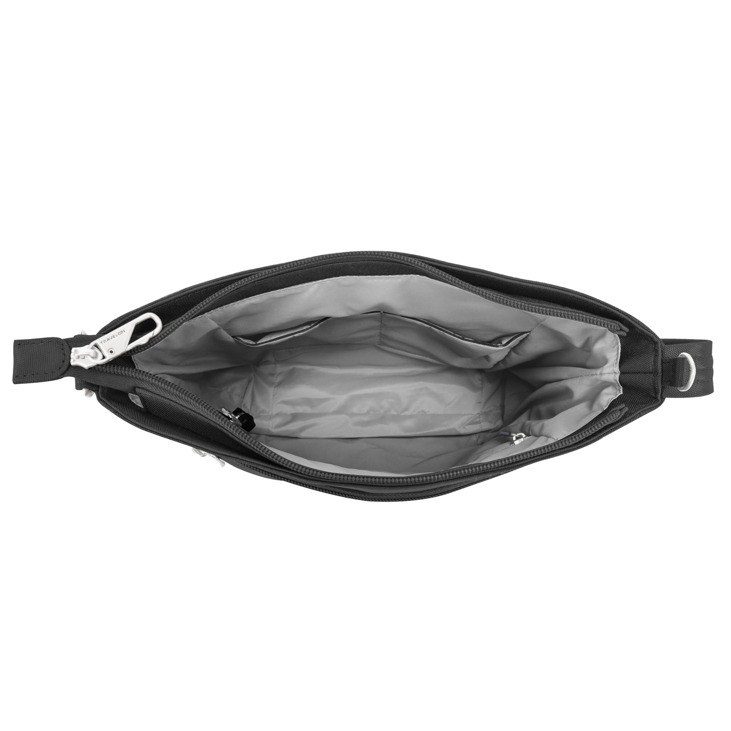 Bandolera antirrobo Classic N/S, color negro, Negro -, Classic 6