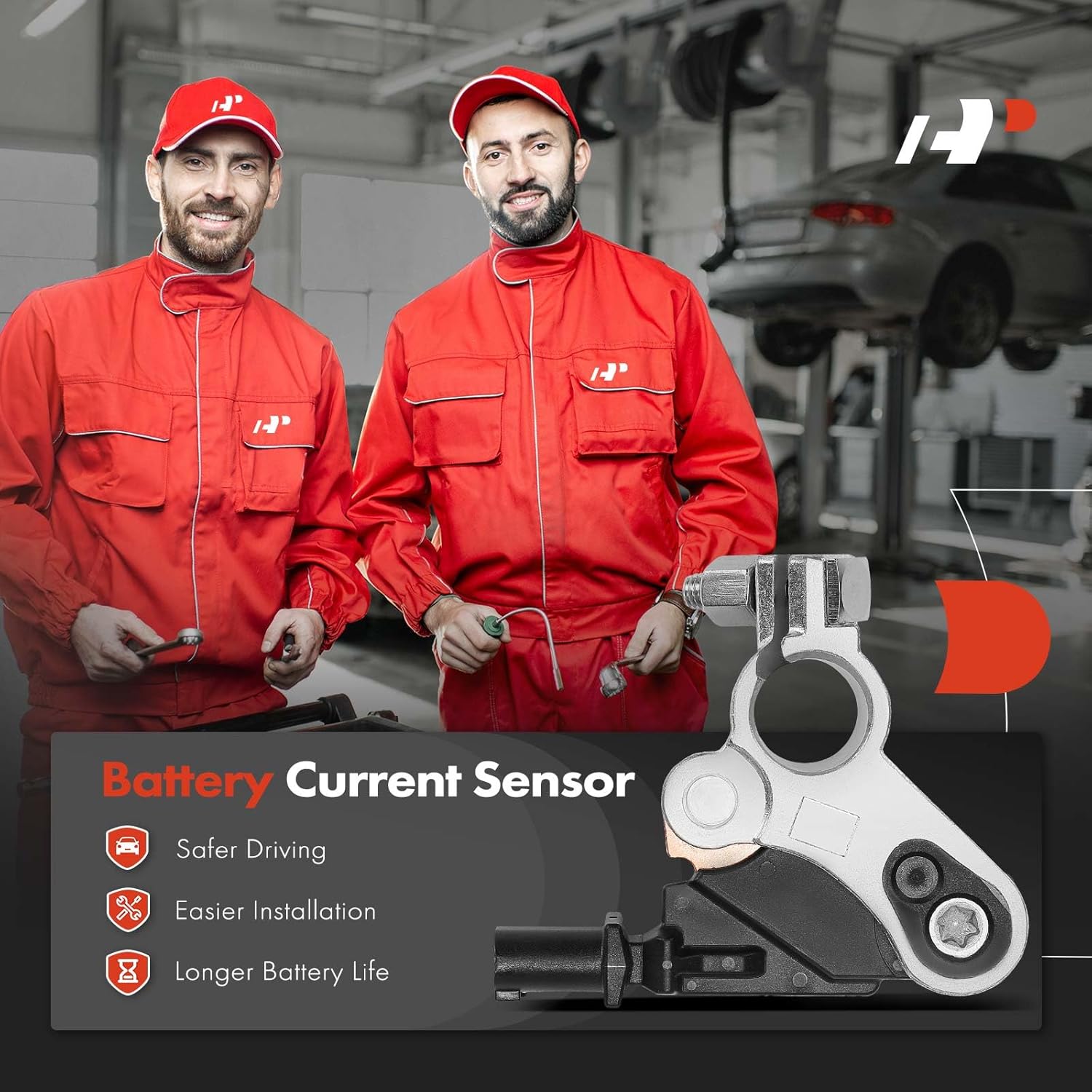 A-Premium Battery Current Monitor Sensor Module Compatible with Land Rover Range Rover 2013-2016, LR2 2013, Range Rover Evoque 2012-2016, Range Rover Sport 2014-2016