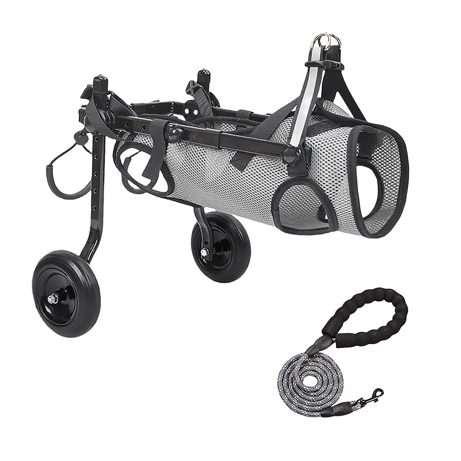 Fauteuil roulant pour chien de petite taille : chariot de marche réglable