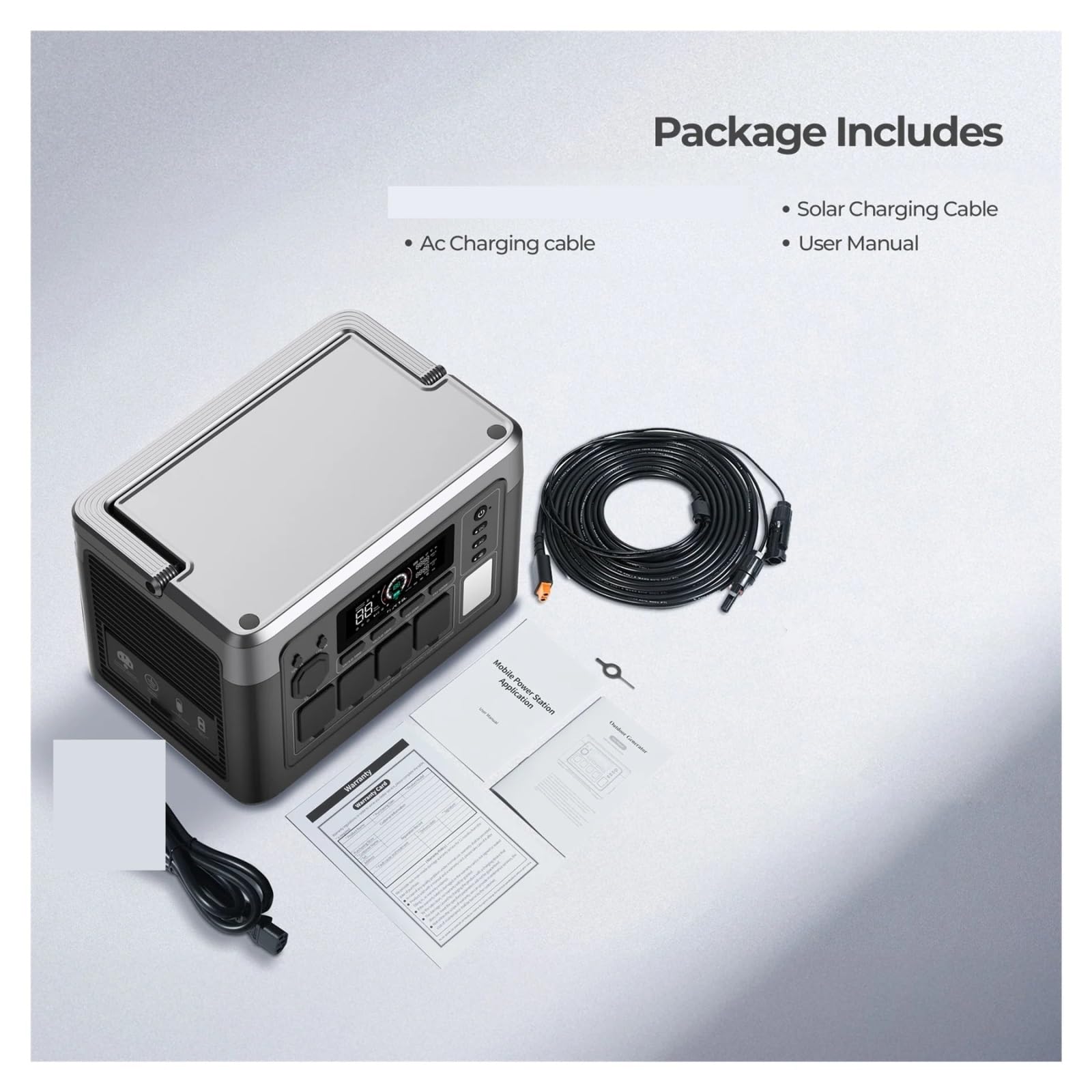 P1000E Plus Centrale Elettrica Portatile Potenza Di Uscita 1800 W 1024 Wh LiFePO4 Famiglia Alimentazione Backup For Campeggio Esterno Mobile Fornitura Continua