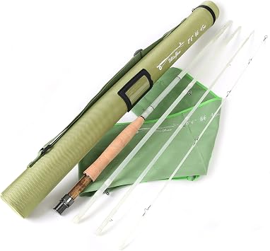 M MAXIMUMCATCH Maxcatch Fiberglass Fly Fishing Rod 3wt/ 5wt/ 6wt/8wt in Blue,Orange, Purple or Transparent