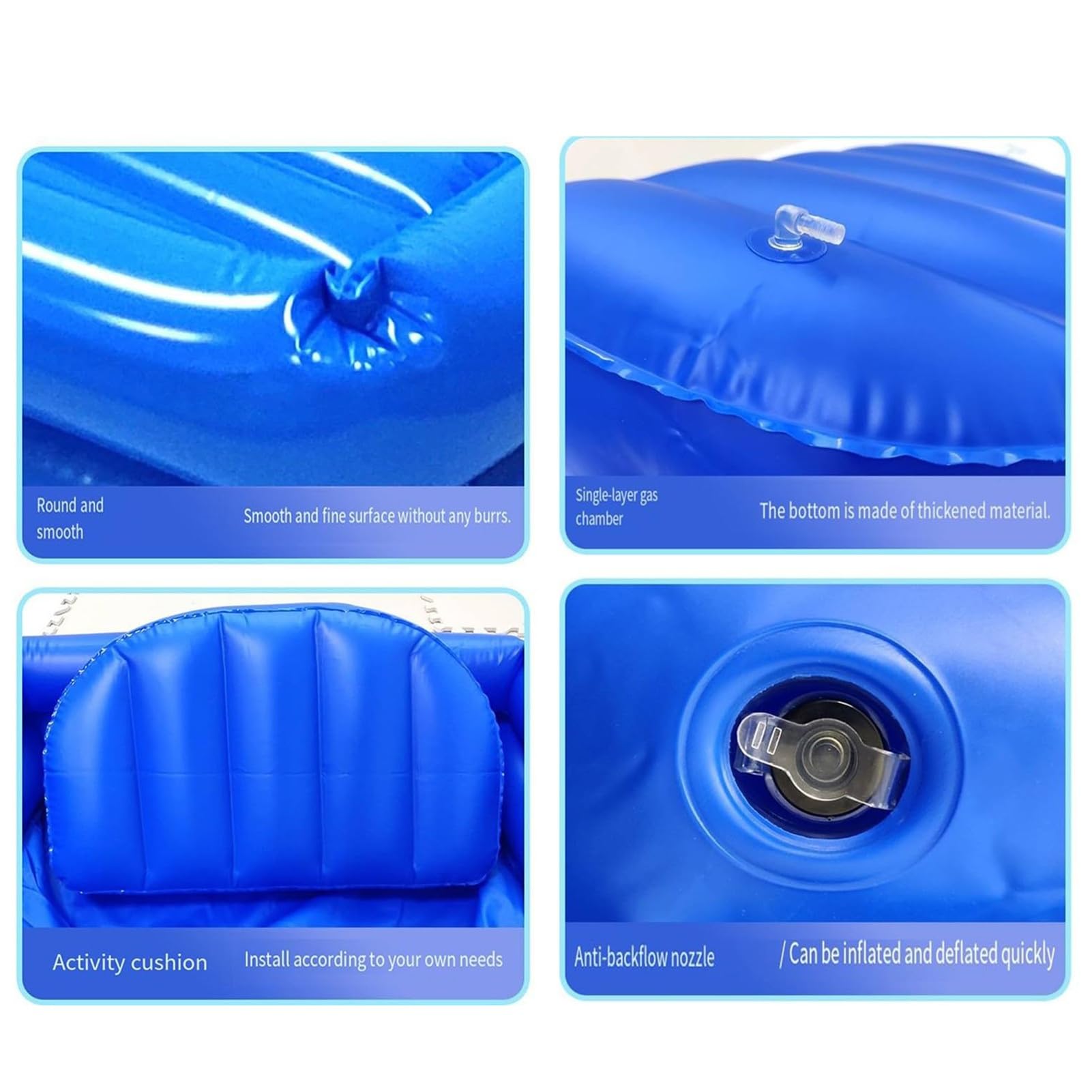 Kits de bañera de ducha inflable, sistema de ducha de lavabo for adultos, ayuda for cama for postrados en cama con bomba de aire, piscina de ducha inflable de PVC