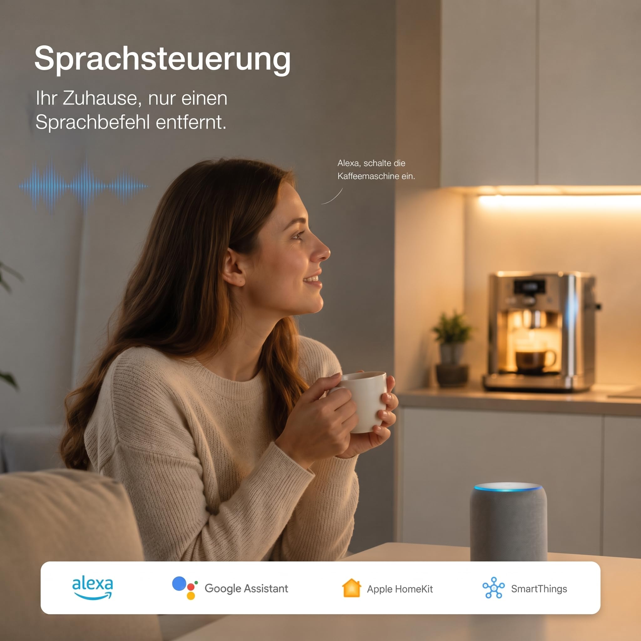 Matter Smart Steckdose 16A mit Strommessung, Kein Hub erforderlich