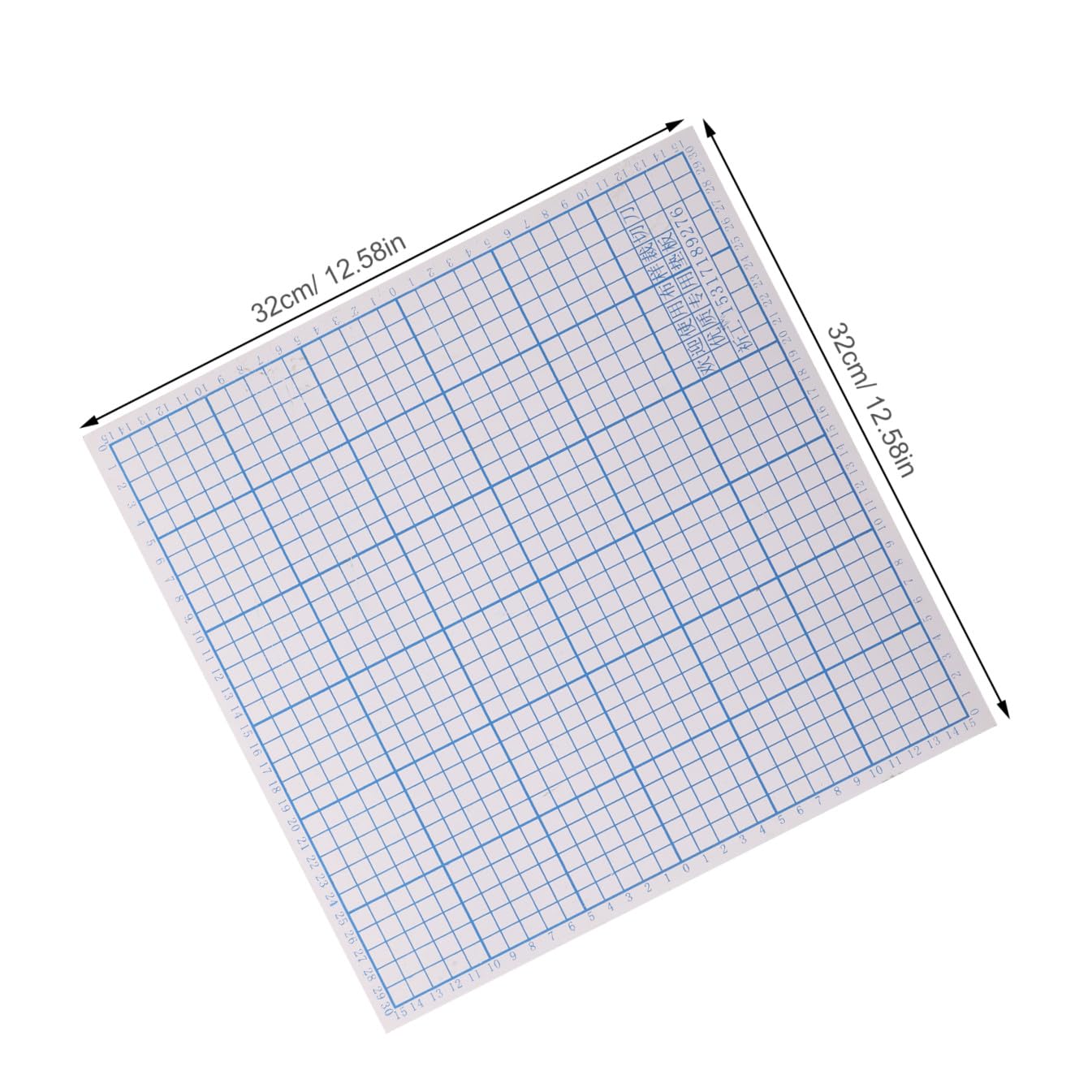 Didiseaon Tappetino da Taglio in PVC 30X30 CM ad Alta Durezza Griglia Antiscivolo per Macchina da Taglio Tessuti Accessorio Sartoria per Precisione e Durata per Cucito e Artigianato