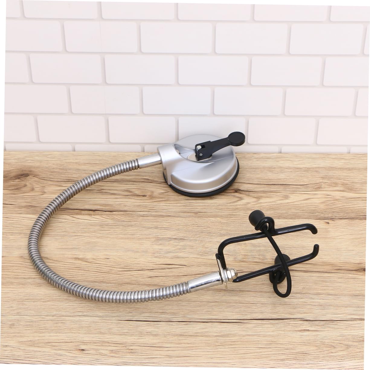 Cabilock Supporto Per Asciugacapelli Parete Portatile in Ferro e Gomma Regolabile Antiruggine Capacità Carico Montaggio Senza Viti Per Bagno o Toilette
