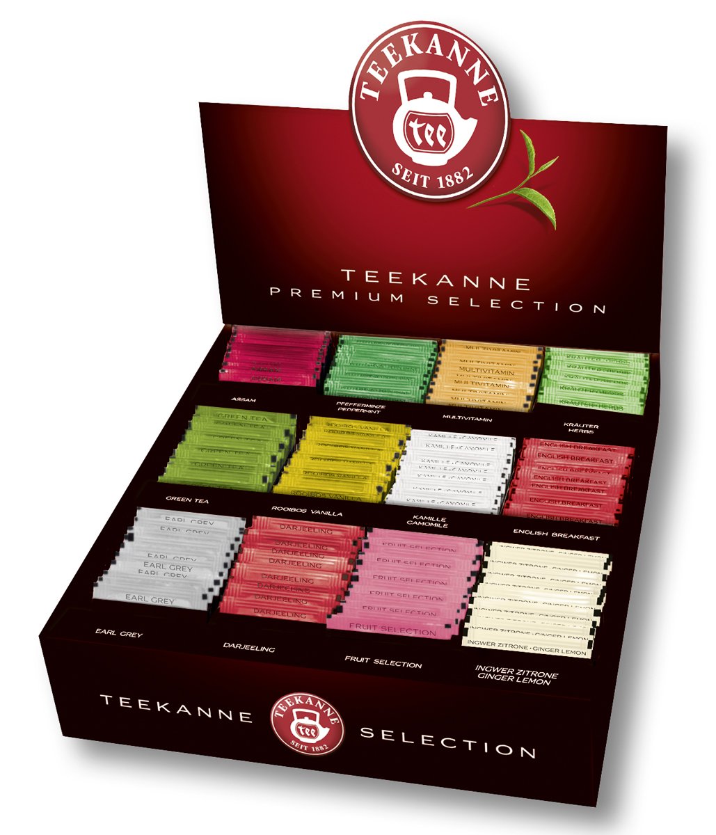 Teekanne Premium Selection Box, 12 x 15 Teebeutel, 390 g