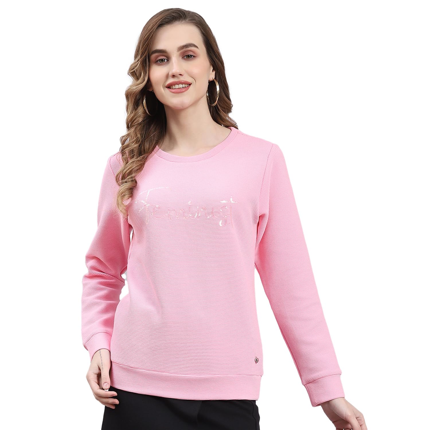 monte carlo Self Design Women Sweatshirt-picture-44