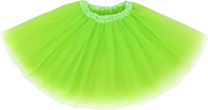 Simplicity Women's Adult Classic Elastic 3 or 4 Layered Tulle Tutu Skirt