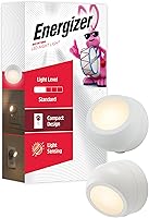 Energizer Rotating LED Night Lights, 360° Adjustable Plug-in, Dusk to Dawn Sensor, 2 Pack for Hallways & Stairs