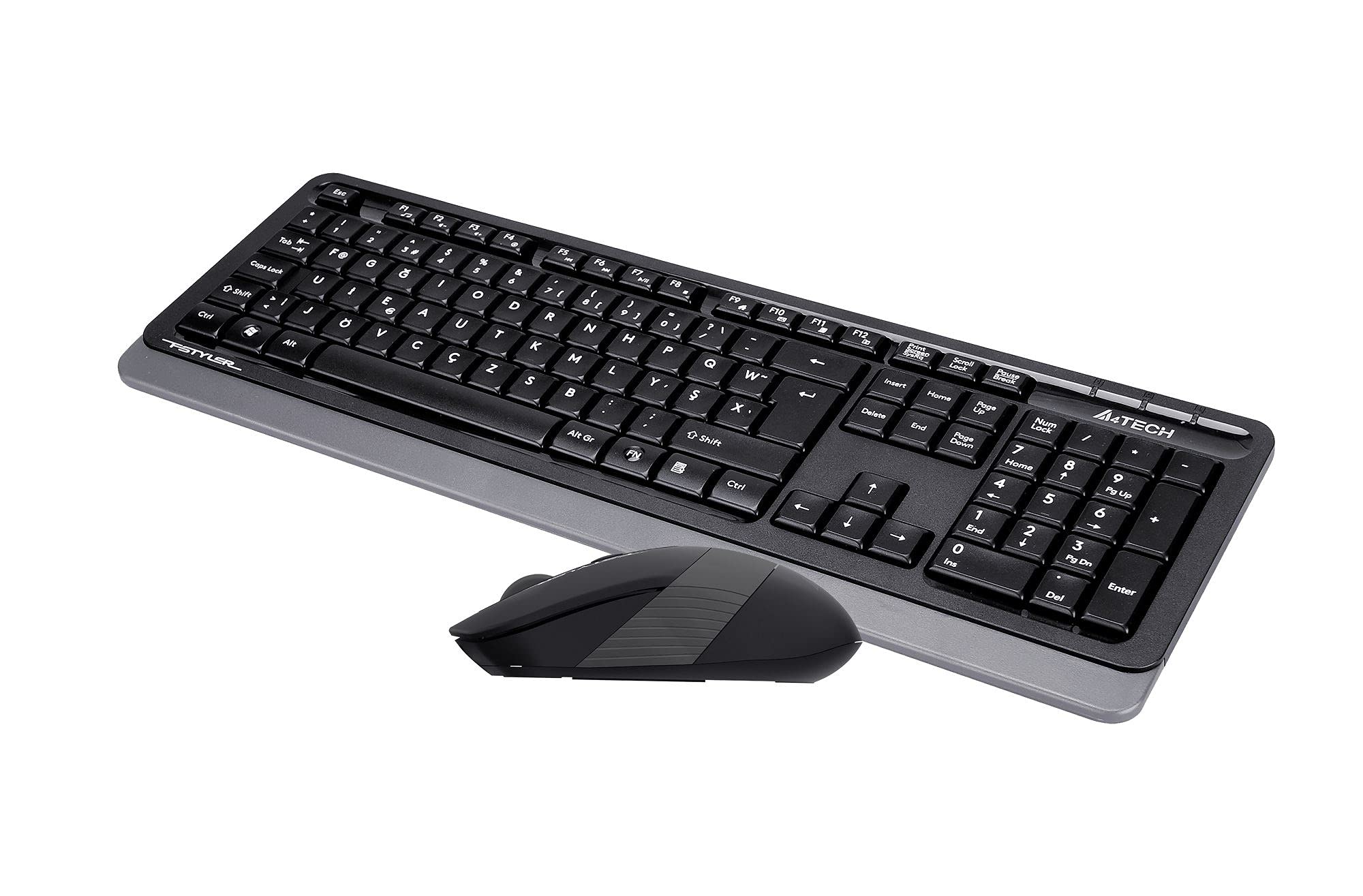 A4 Tech FG1010 Fstyler Wireless (F) turecka klawiatura multimedialna Fn + zestaw 2000 Dpi Nano Optical Mouse