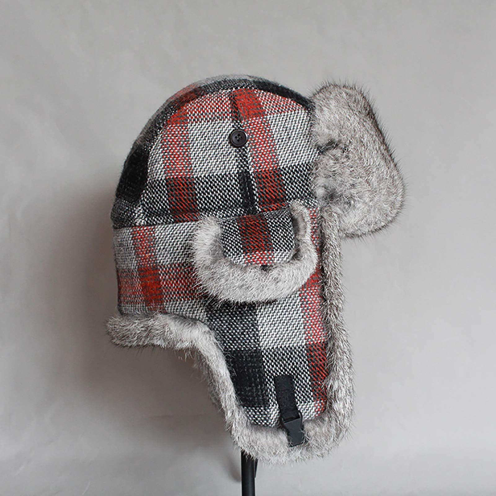 Cappelli invernali, Bomber Cappello Aviatore Bomber Capper Hat Capper Berretto pilota spesso Tenere caldo inverno per skate ski